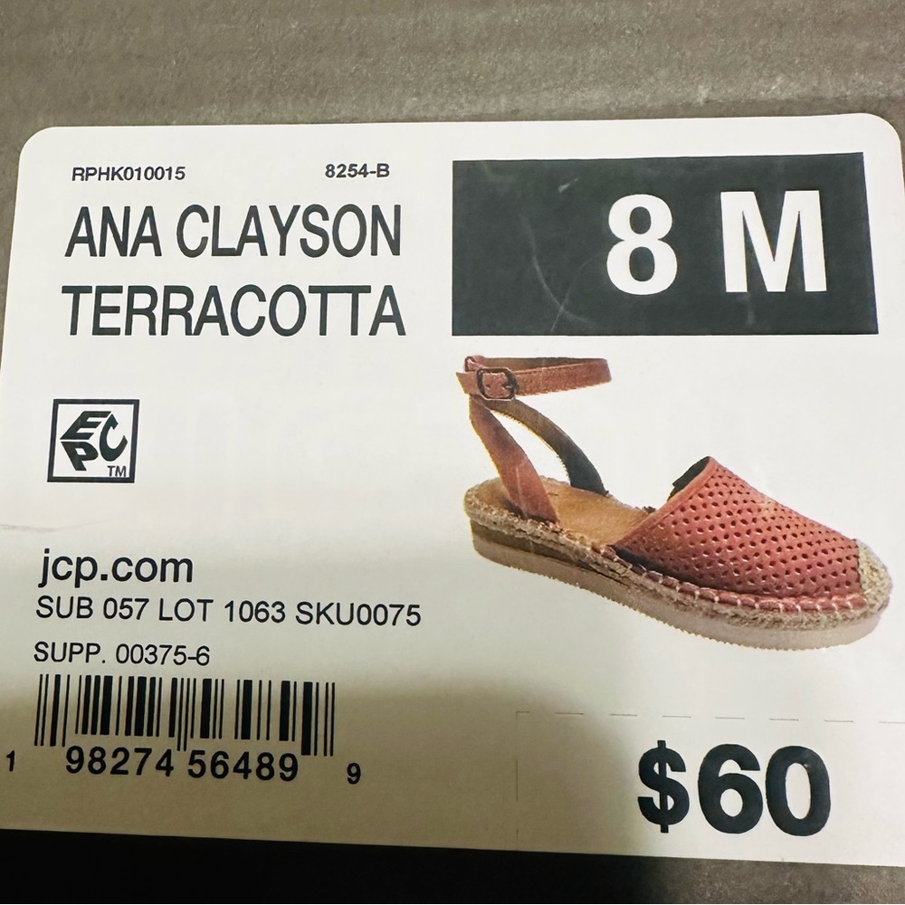 Anna Coral Espadrille Flats - Picture 2 of 6